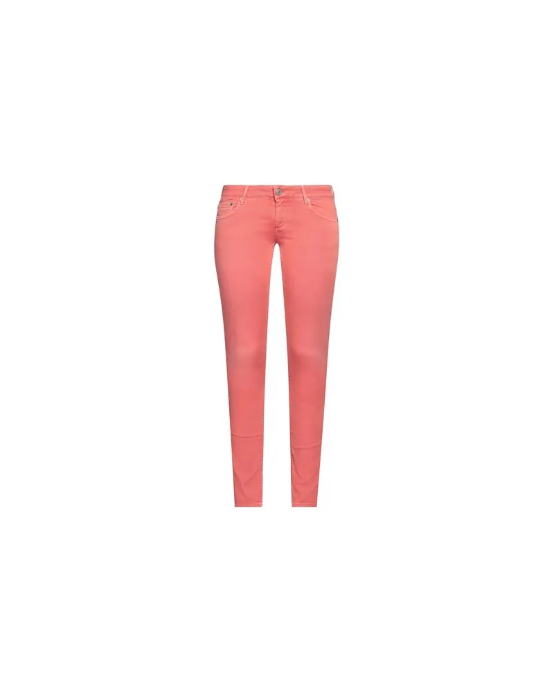 Care Label HOSEN & RÖCKE - Jeanshosenauf YOOX.COM Koralle