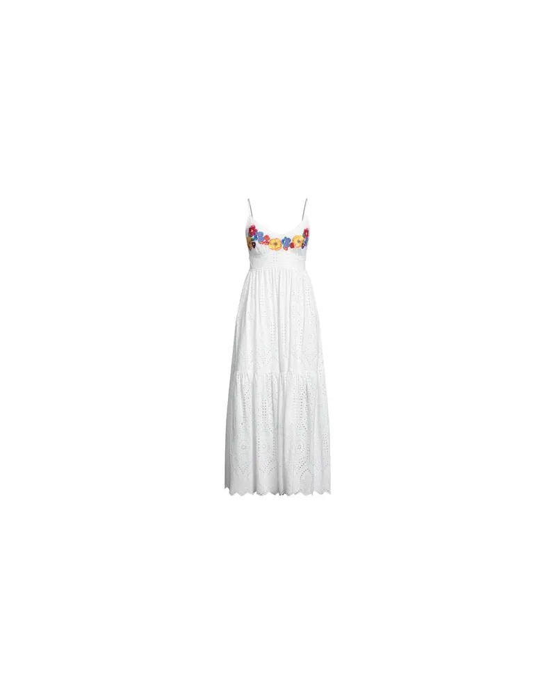 Twin-Set KLEIDER - Maxi-Kleiderauf YOOX.COM Weiß