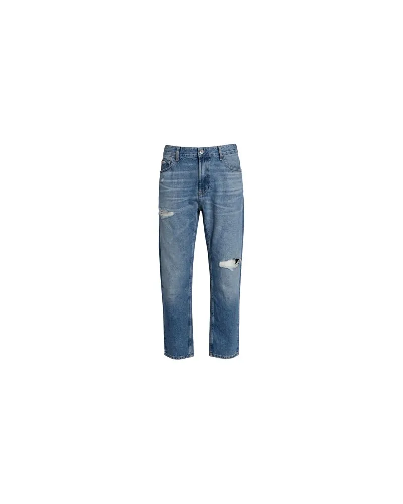 Calvin Klein HOSEN & RÖCKE - Jeanshosenauf YOOX.COM Blau