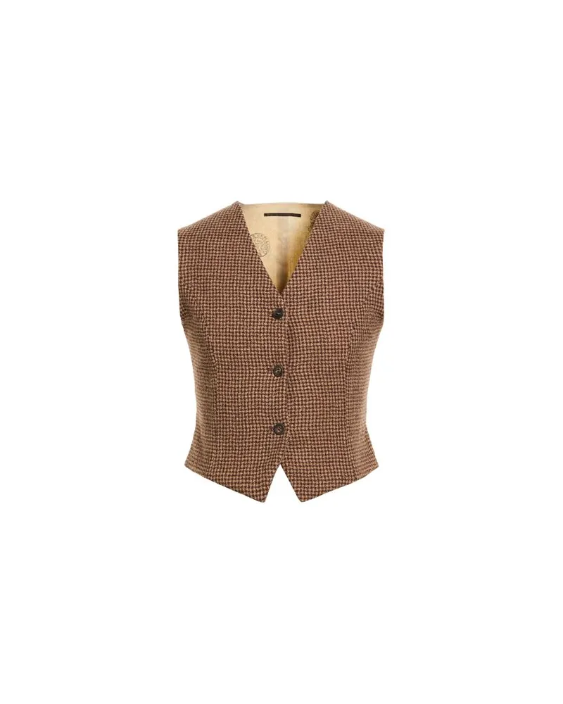 Ermanno Scervino ANZÜGE und CO-ORDS - Couture-Westenauf YOOX.COM Dunkelbraun