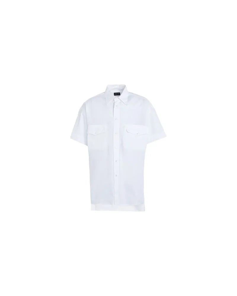 Giorgio Armani TOPS - Hemdenauf YOOX.COM Weiß