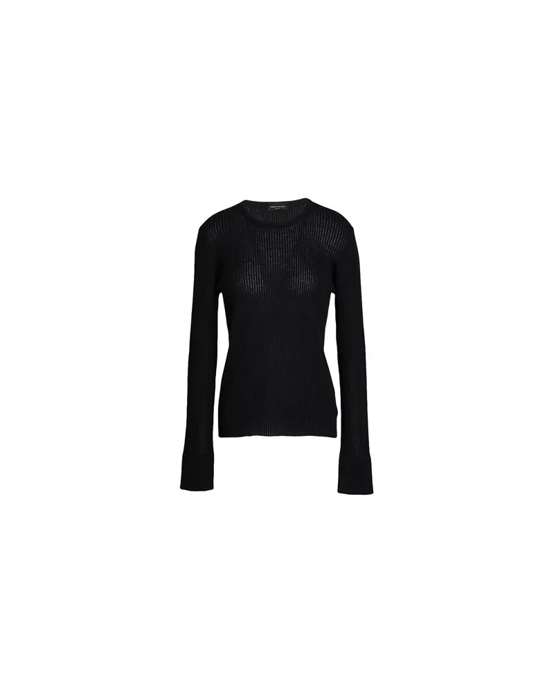 Roberto Collina STRICKWAREN - Pulloverauf YOOX.COM Schwarz