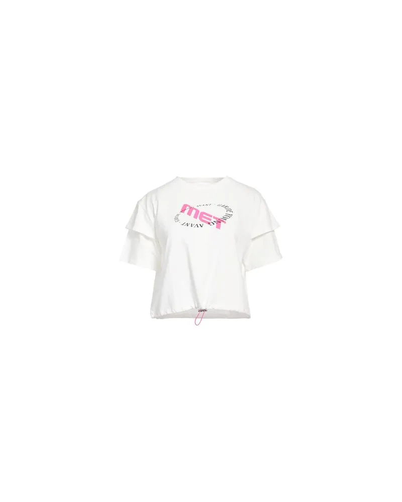 MET  TOPS - T-shirtsauf YOOX.COM Elfenbein