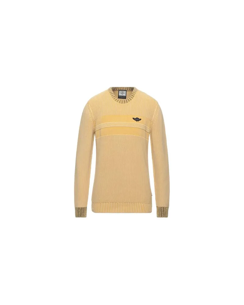 Aeronautica Militare STRICKWAREN - Pulloverauf YOOX.COM Gelb