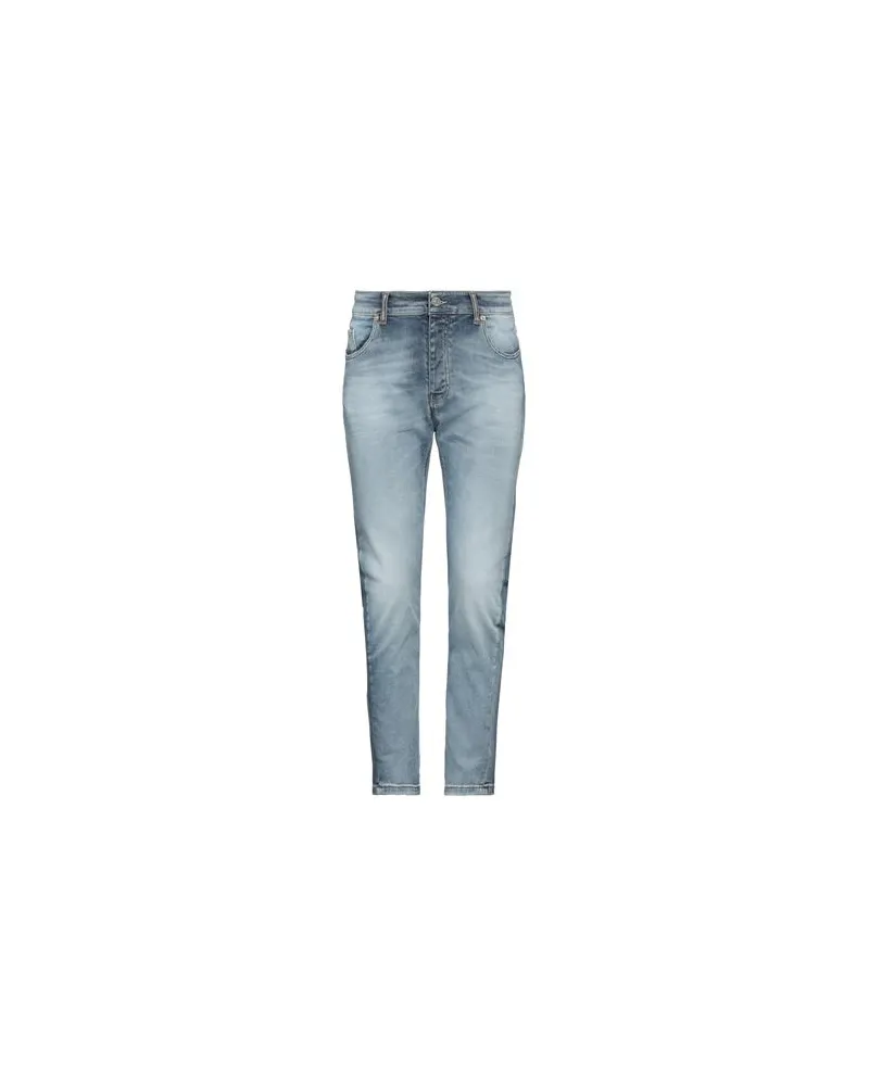 PMDS PREMIUM MOOD DENIM SUPERIOR HOSEN & RÖCKE - Jeanshosenauf YOOX.COM Blau
