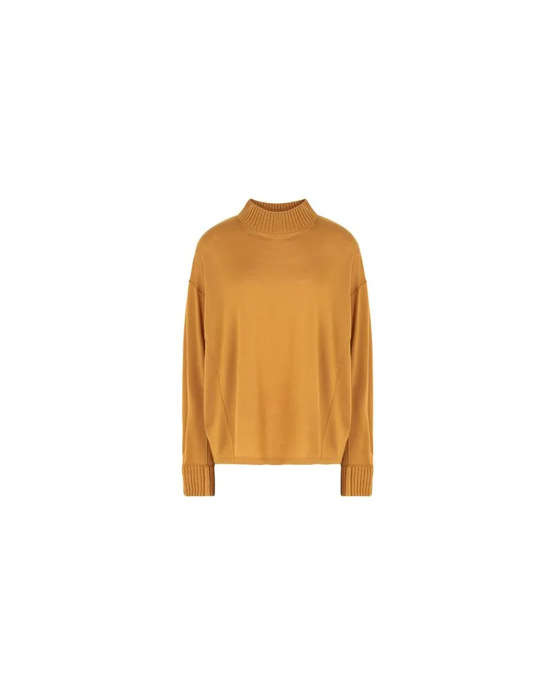 Calvin Klein EXTRAFINE WOOL ALINE  - STRICKWAREN - Rollkragenpulloverauf YOOX.COM Ringelblume