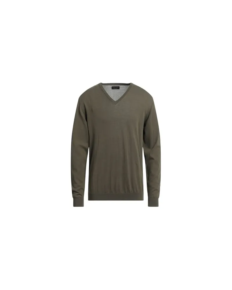 Roberto Collina STRICKWAREN - Pulloverauf YOOX.COM Militärgrün