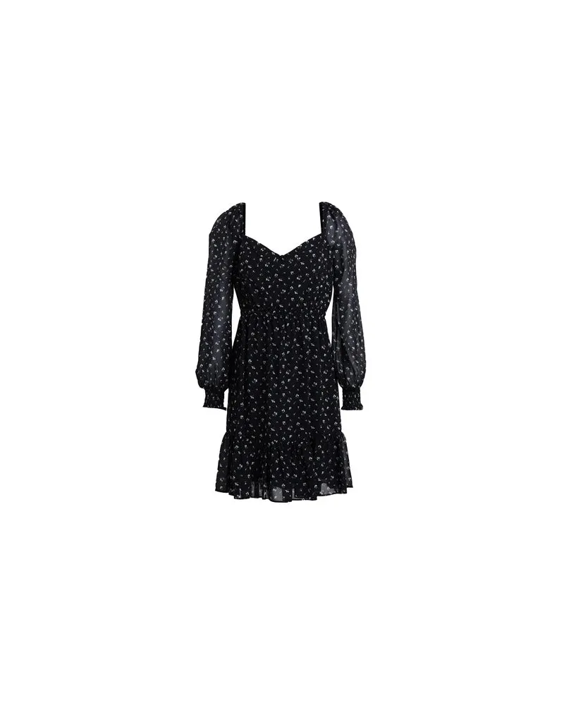 Michael Kors WTRCLR FLRL DITSY DRESS   - KLEIDER - Mini-Kleiderauf YOOX.COM Schwarz
