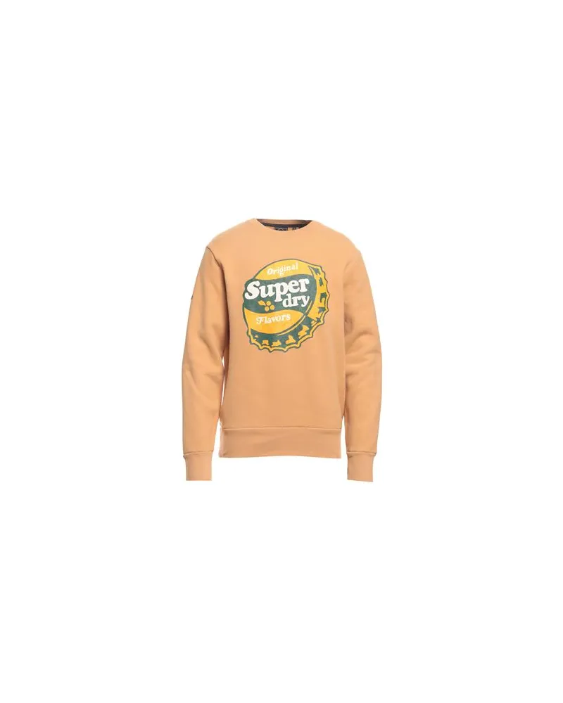 Superdry. TOPS - Sweatshirtsauf YOOX.COM Kamel