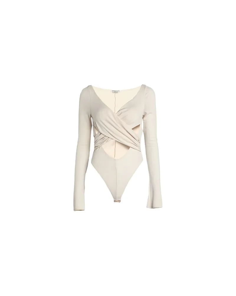 Alessandro Vigilante TOPS - Bodysuitsauf YOOX.COM Cremeweiß