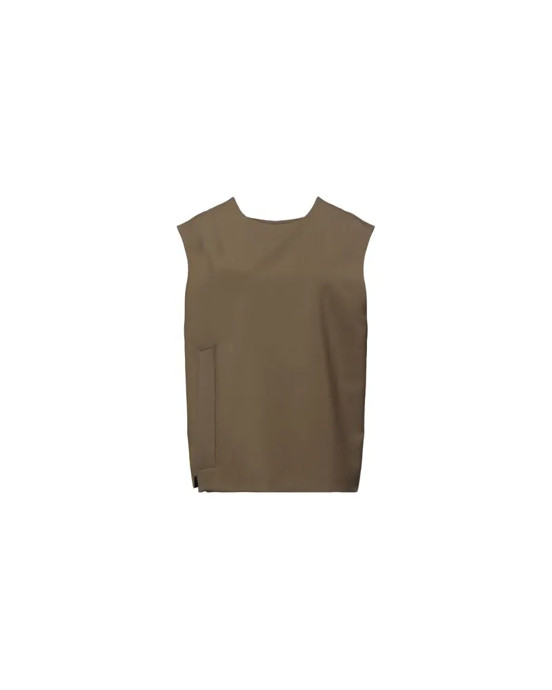 A Better Mistake TOPS - Topsauf YOOX.COM Khaki