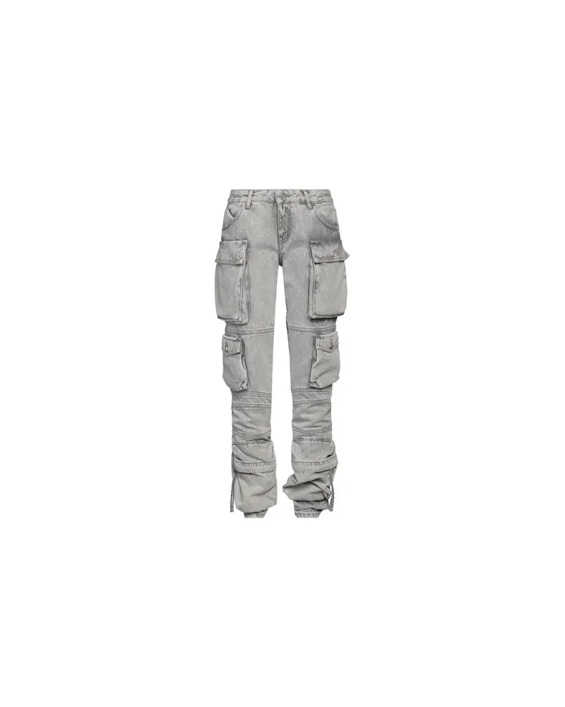 ATTICO HOSEN & RÖCKE - Jeanshosenauf YOOX.COM Hellgrau