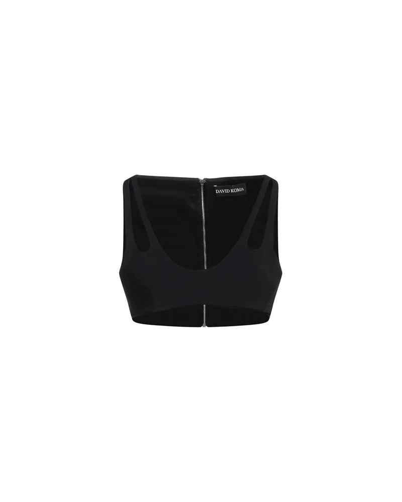 David Koma TOPS - Topsauf YOOX.COM Schwarz