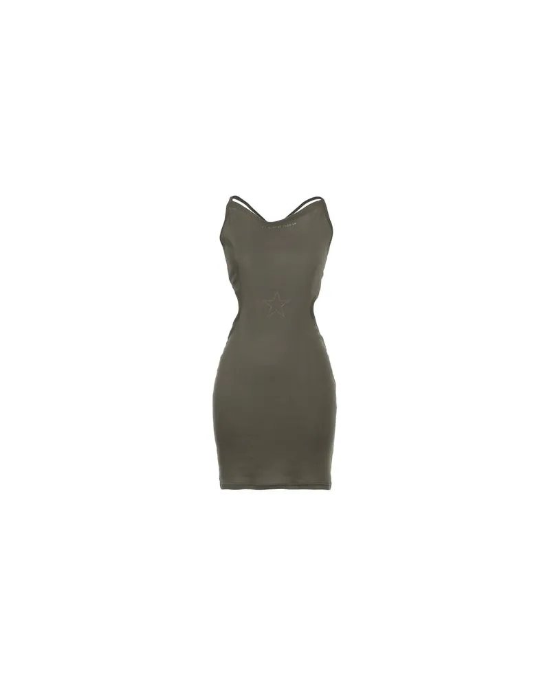 Mangano KLEIDER - Mini-Kleiderauf YOOX.COM Militärgrün