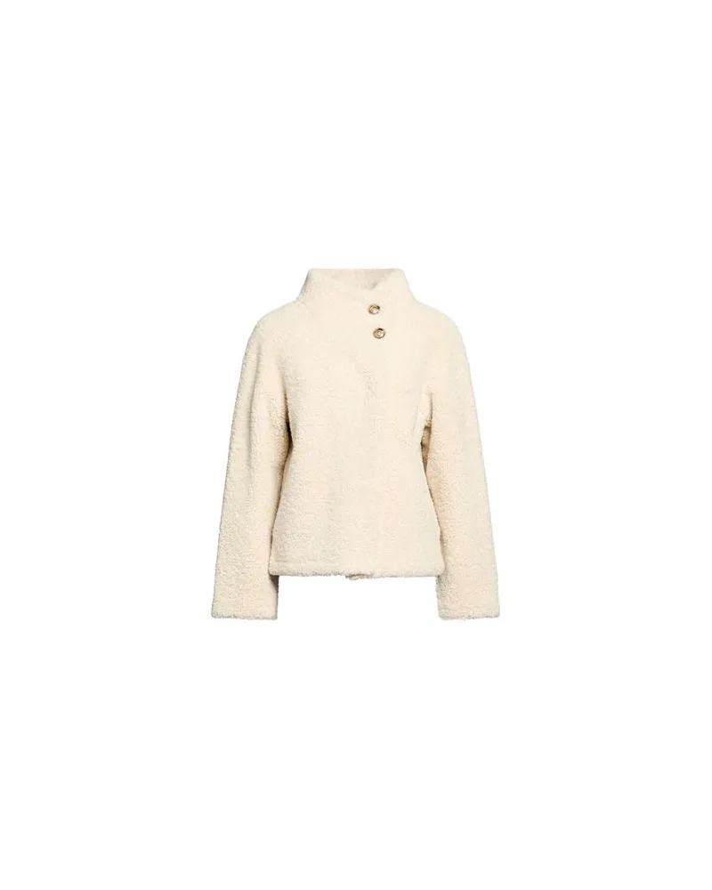RINO & PELLE JACKEN & MÄNTEL - Shearling- & Kunstfellauf YOOX.COM Cremeweiß