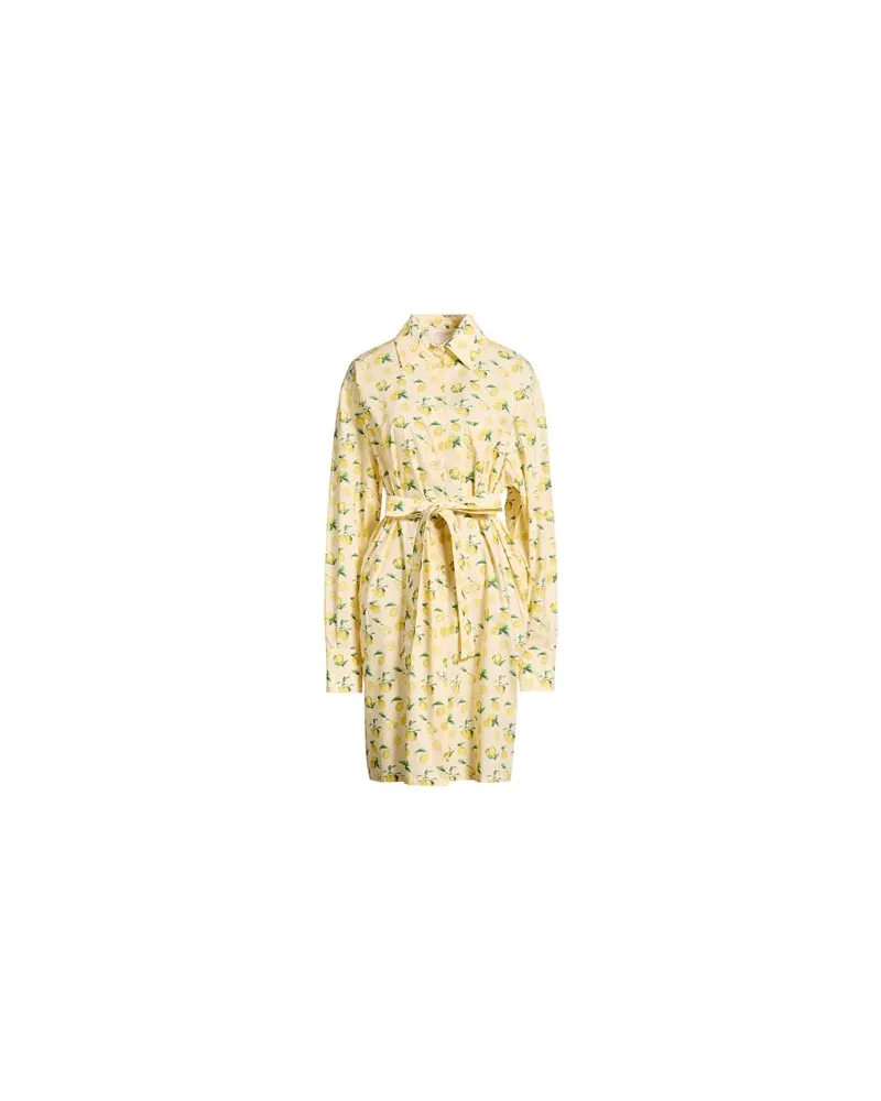 SPORTMAX KLEIDER - Midi-Kleiderauf YOOX.COM Pastellgelb