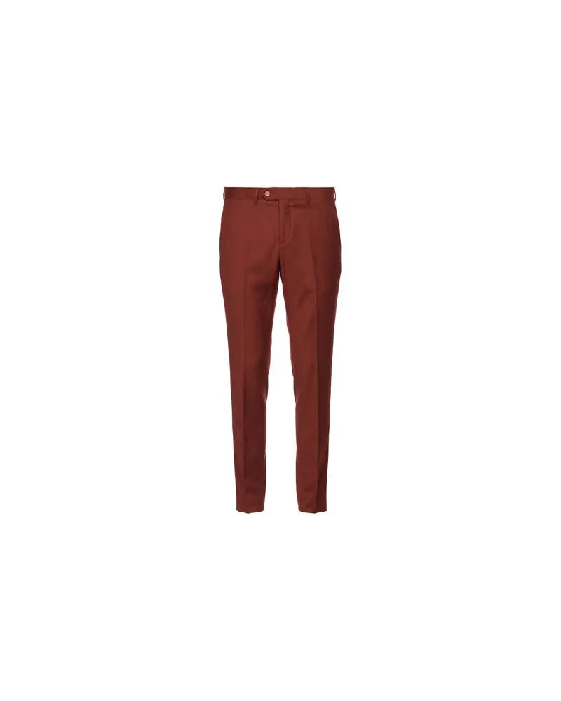 Manuel Ritz EVENING - HOSEN & RÖCKE - Hosenauf YOOX.COM Rostrot