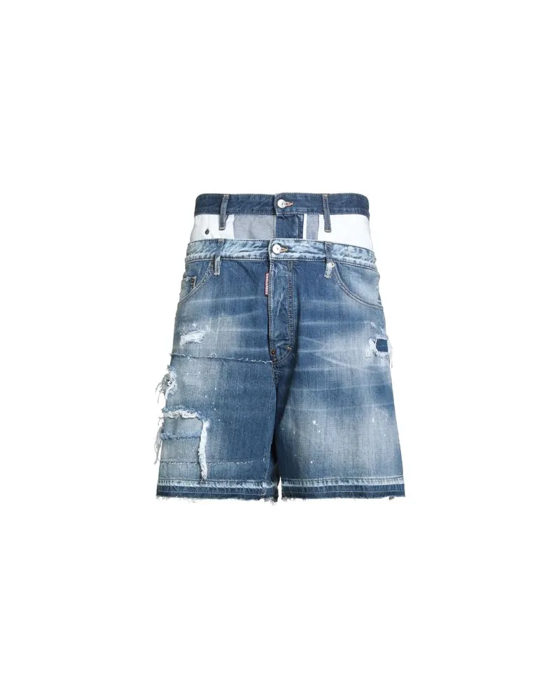 Dsquared2 HOSEN & RÖCKE - Jeansshortsauf YOOX.COM Blau