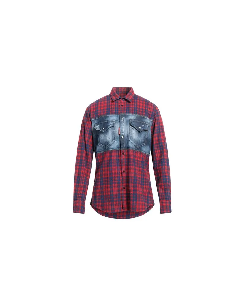 Dsquared2 TOPS - Hemdenauf YOOX.COM Rot