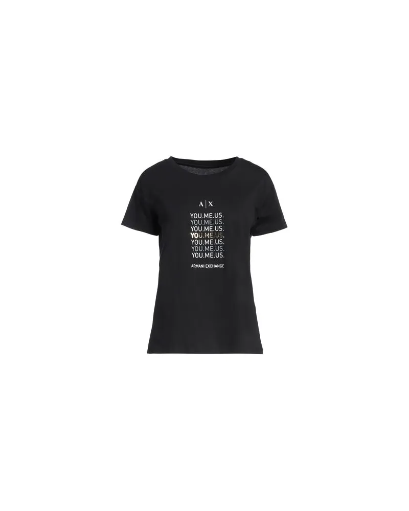 Armani Exchange TOPS - T-shirtsauf YOOX.COM Schwarz