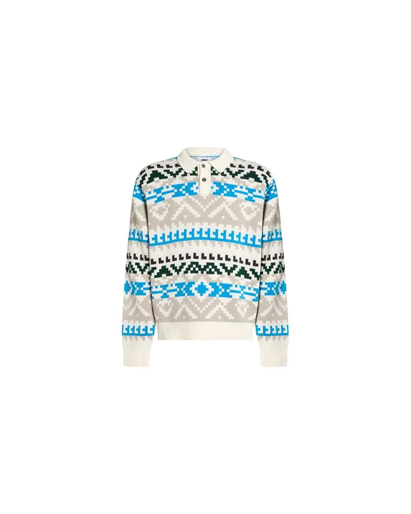 Obey STRICKWAREN - Pulloverauf YOOX.COM Azurblau