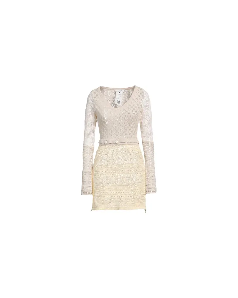 Marine Serre KLEIDER - Mini-Kleiderauf YOOX.COM Beige