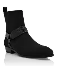 Philipp Plein Stiefelette Schwarz