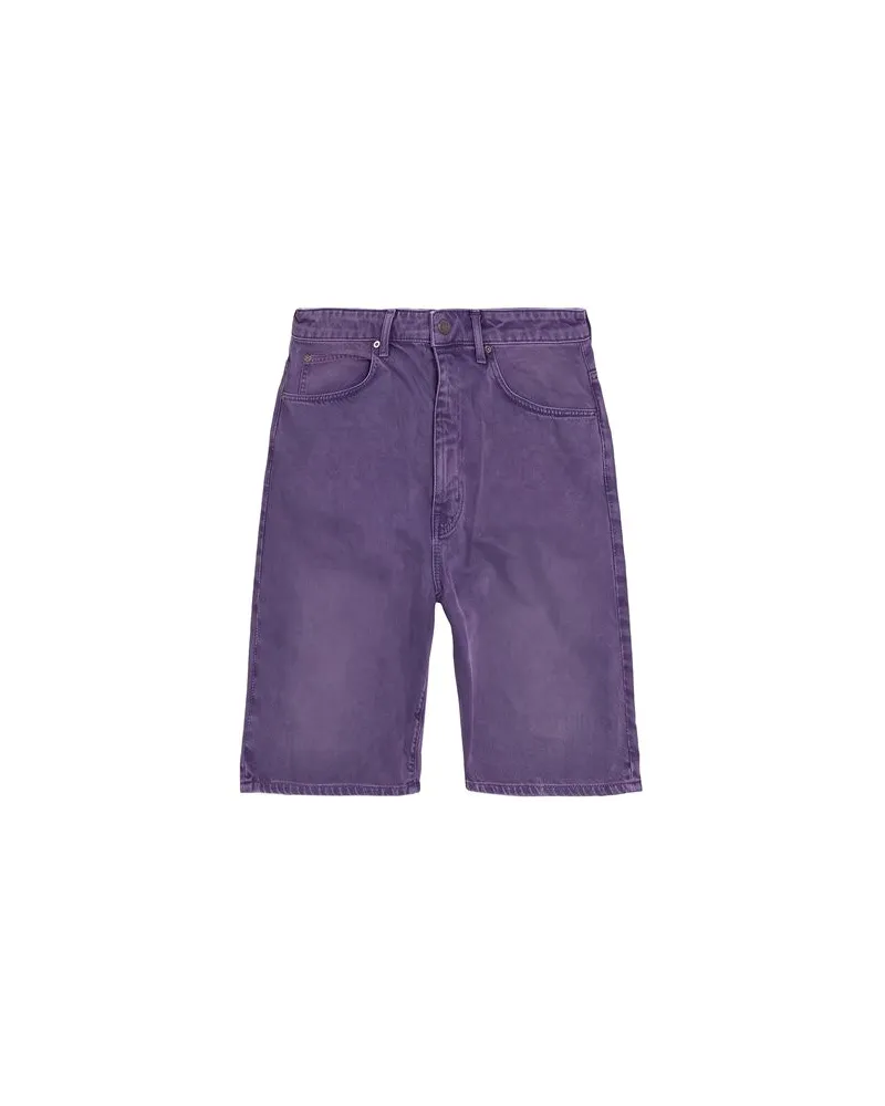 Guess HOSEN & RÖCKE - Jeansshortsauf YOOX.COM Violett