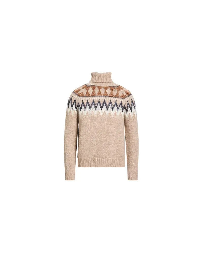 MOORER STRICKWAREN - Rollkragenpulloverauf YOOX.COM Beige