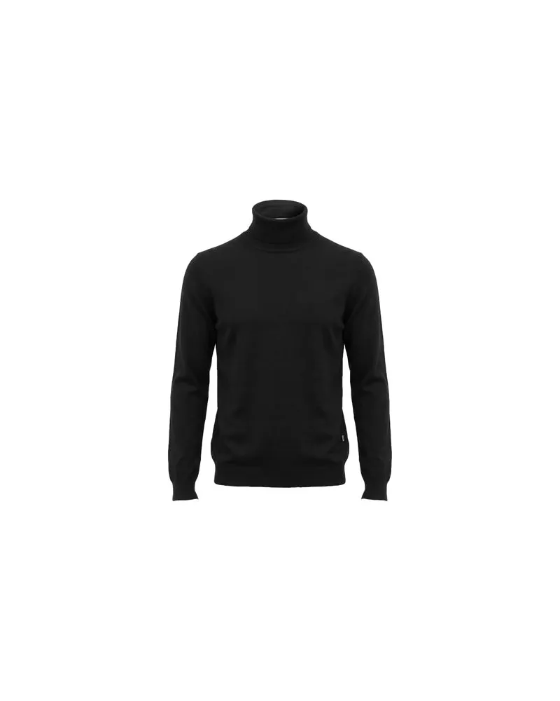 HUGO BOSS STRICKWAREN - Rollkragenpulloverauf YOOX.COM Schwarz