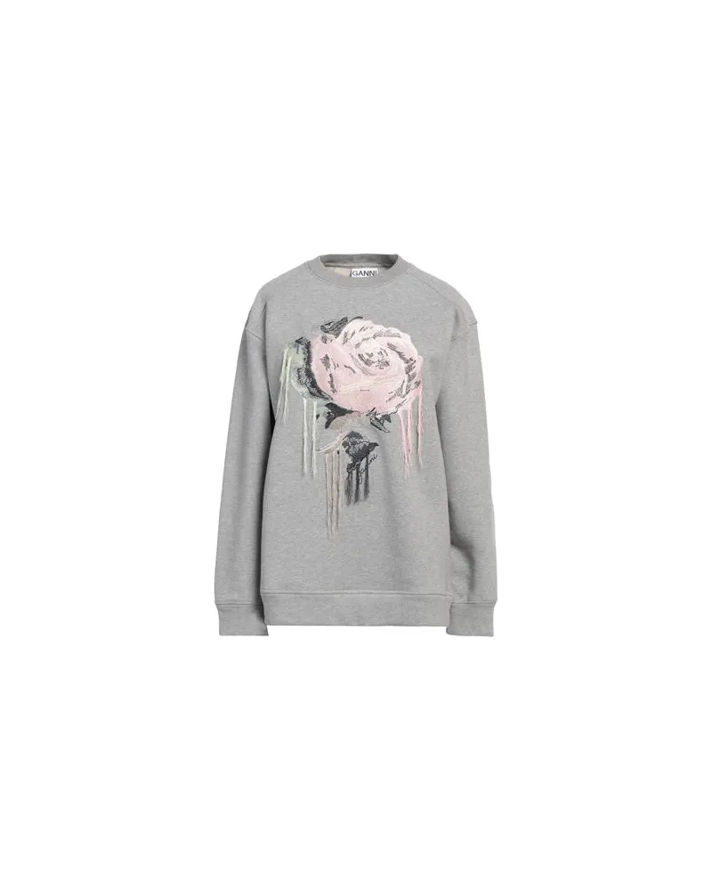 Ganni TOPS - Sweatshirtsauf YOOX.COM Grau