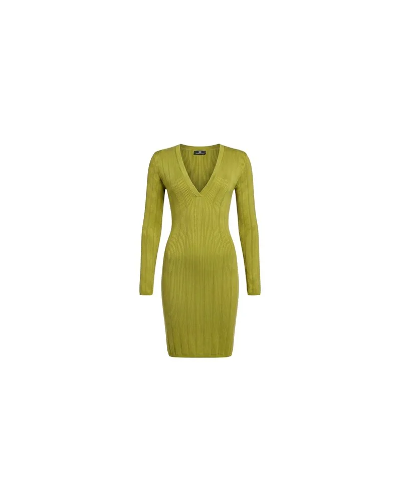 Elisabetta Franchi KLEIDER - Midi-Kleiderauf YOOX.COM Militärgrün