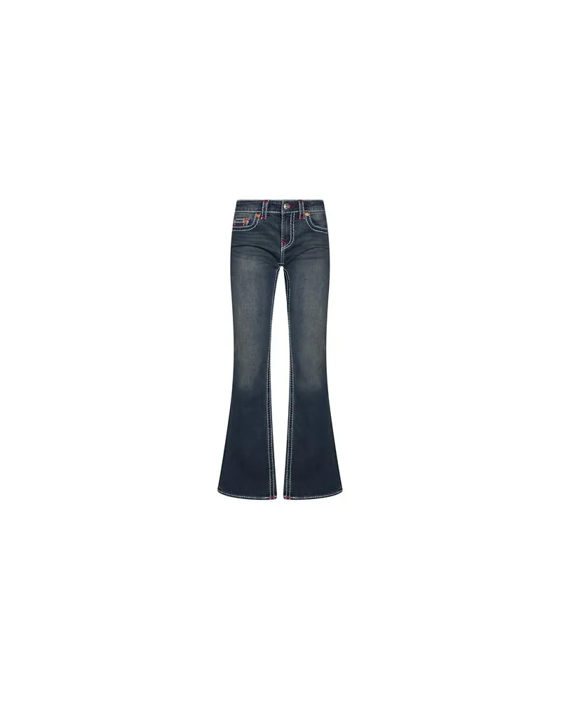 True Religion BECCA  - HOSEN & RÖCKE - Jeanshosenauf YOOX.COM Blau