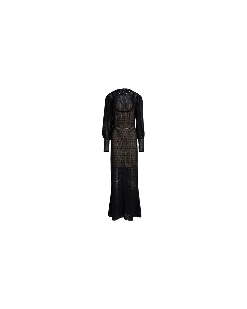 Twin-Set KLEIDER - Maxi-Kleiderauf YOOX.COM Schwarz