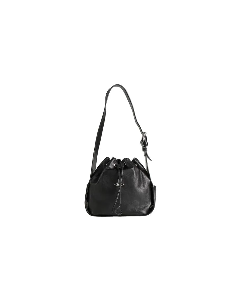 Vivienne Westwood STACEY BUCKET BAG - TASCHEN - Schultertaschenauf YOOX.COM Schwarz