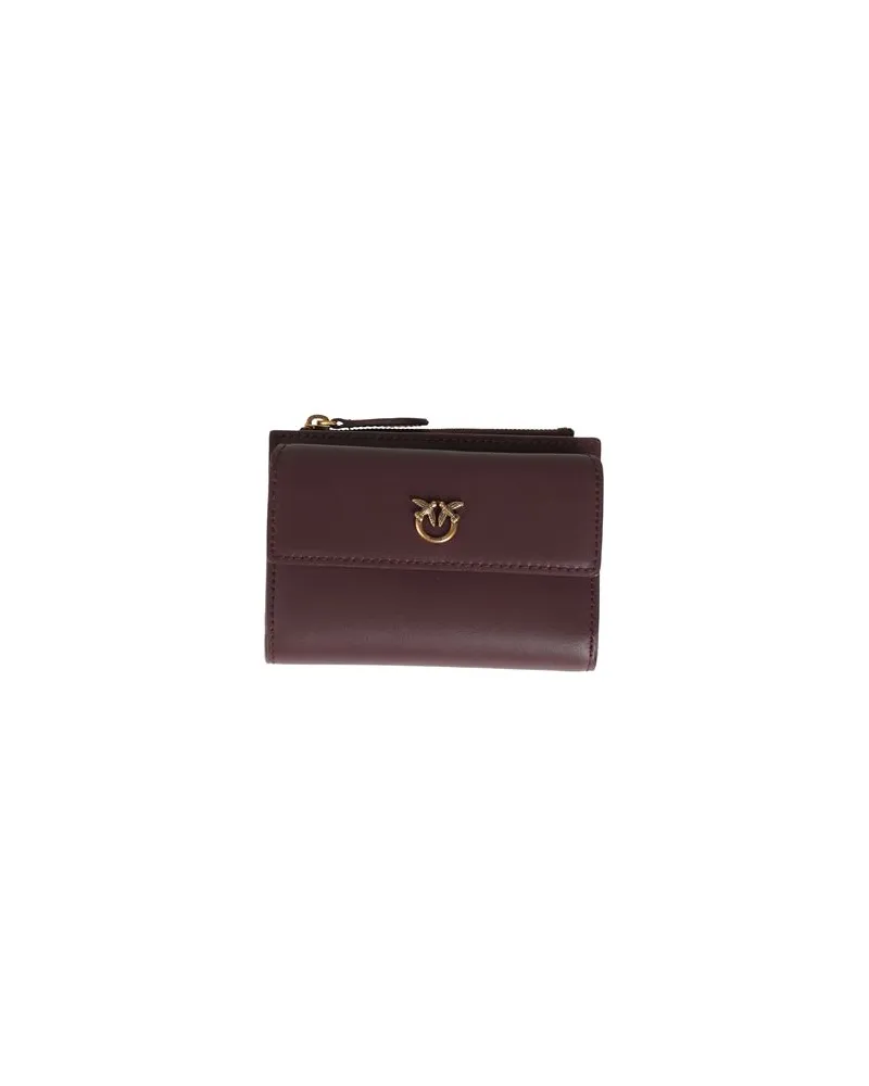 Pinko Kleinlederwaren - Brieftaschenauf YOOX.COM Schokobraun