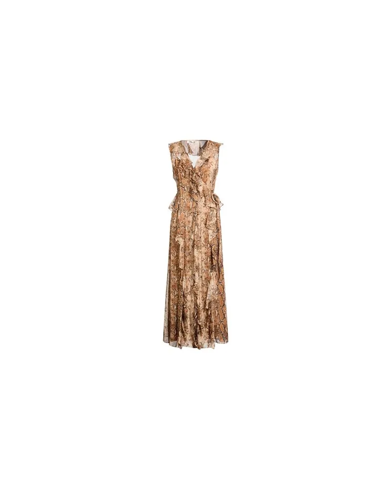 Diane von Furstenberg KLEIDER - Maxi-Kleiderauf YOOX.COM Kamel