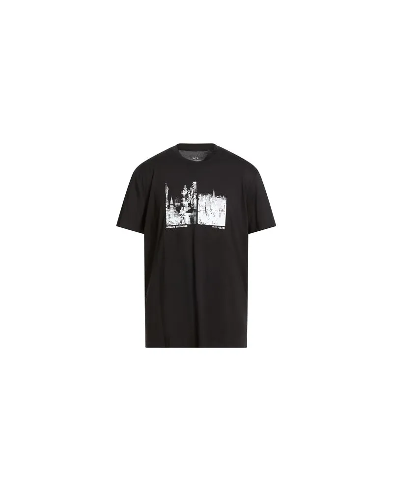 Armani Exchange TOPS - T-shirtsauf YOOX.COM Schwarz
