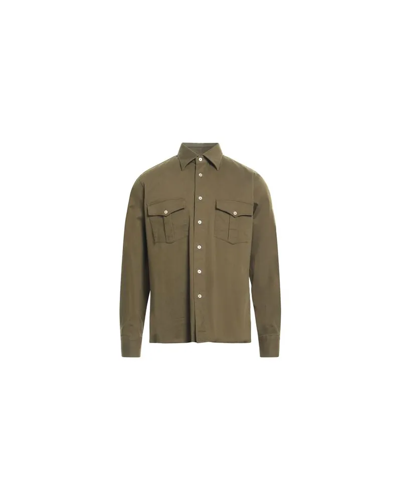 Alessandro Gherardi TOPS - Hemdenauf YOOX.COM Militärgrün