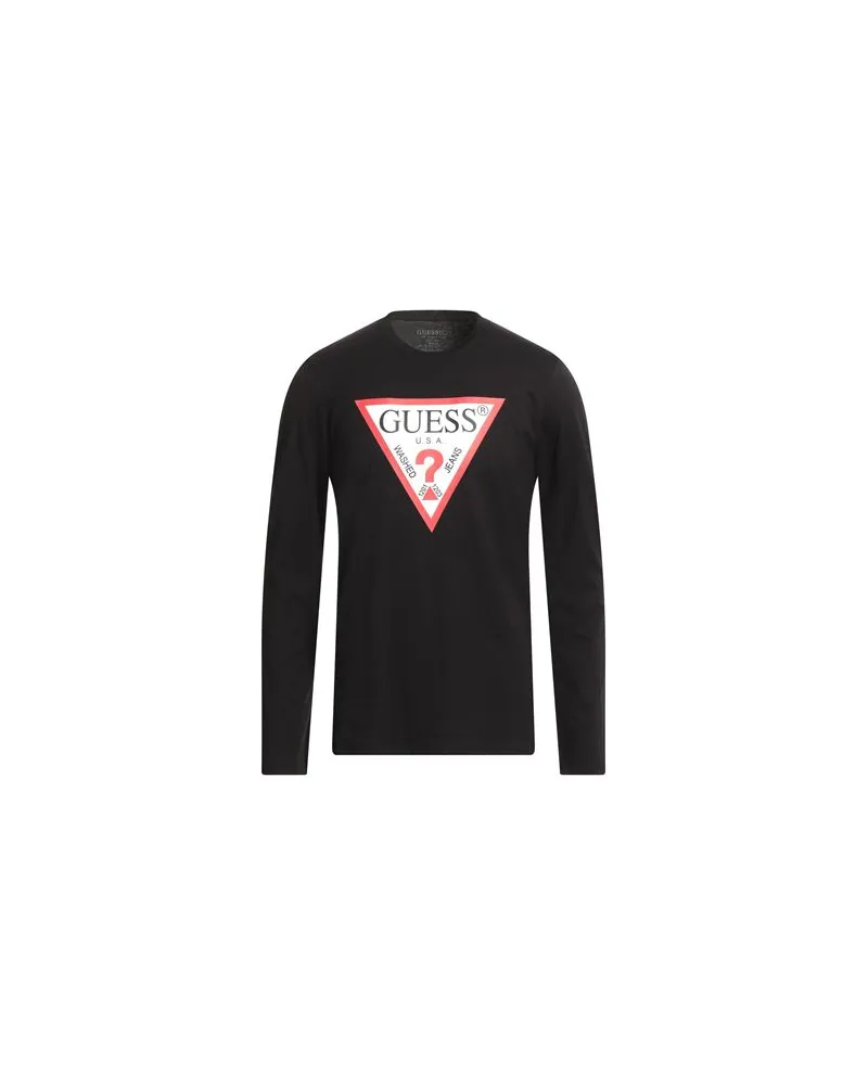 Guess TOPS - T-shirtsauf YOOX.COM Schwarz