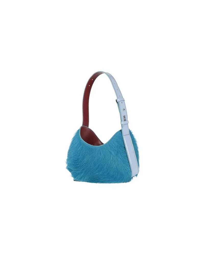 GCDS TASCHEN - Schultertaschenauf YOOX.COM Azurblau
