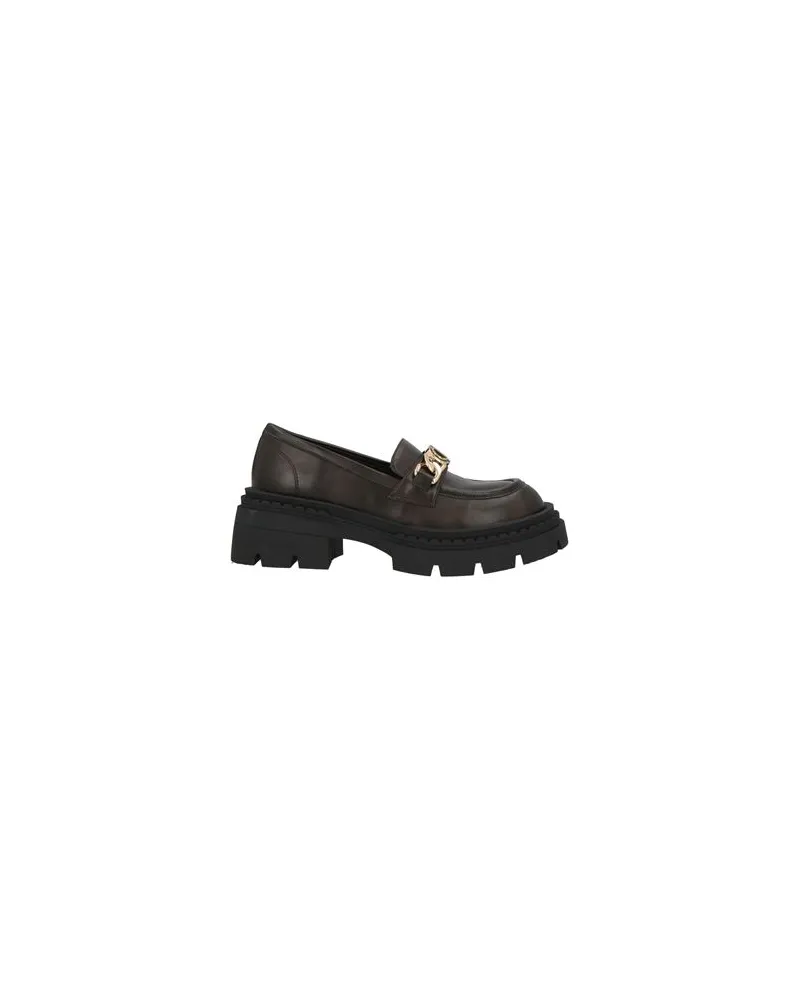 Twin-Set SCHUHE - Mokassinsauf YOOX.COM Dunkelbraun