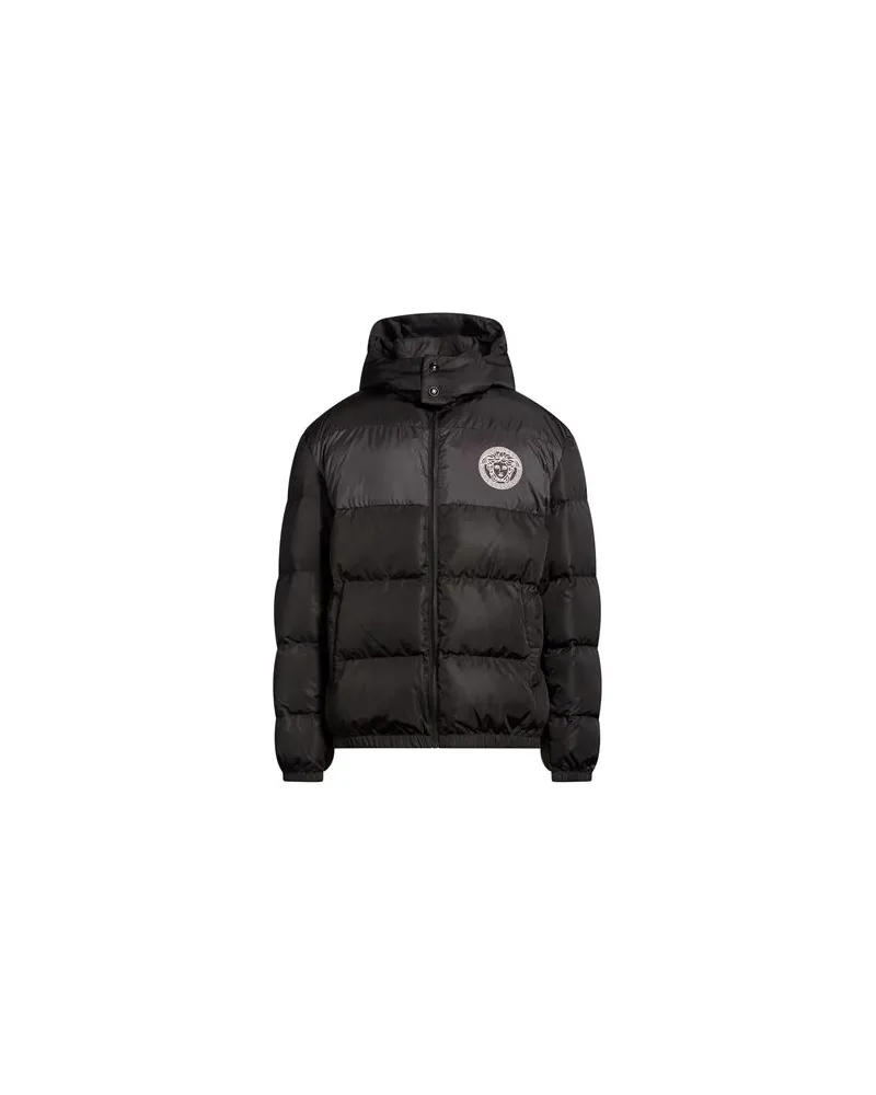 Versace JACKEN & MÄNTEL - Pufferjacken & Daunenjackenauf YOOX.COM Schwarz