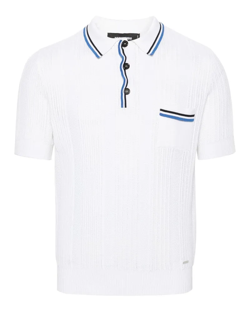 Dsquared2 Poloshirt Weiß