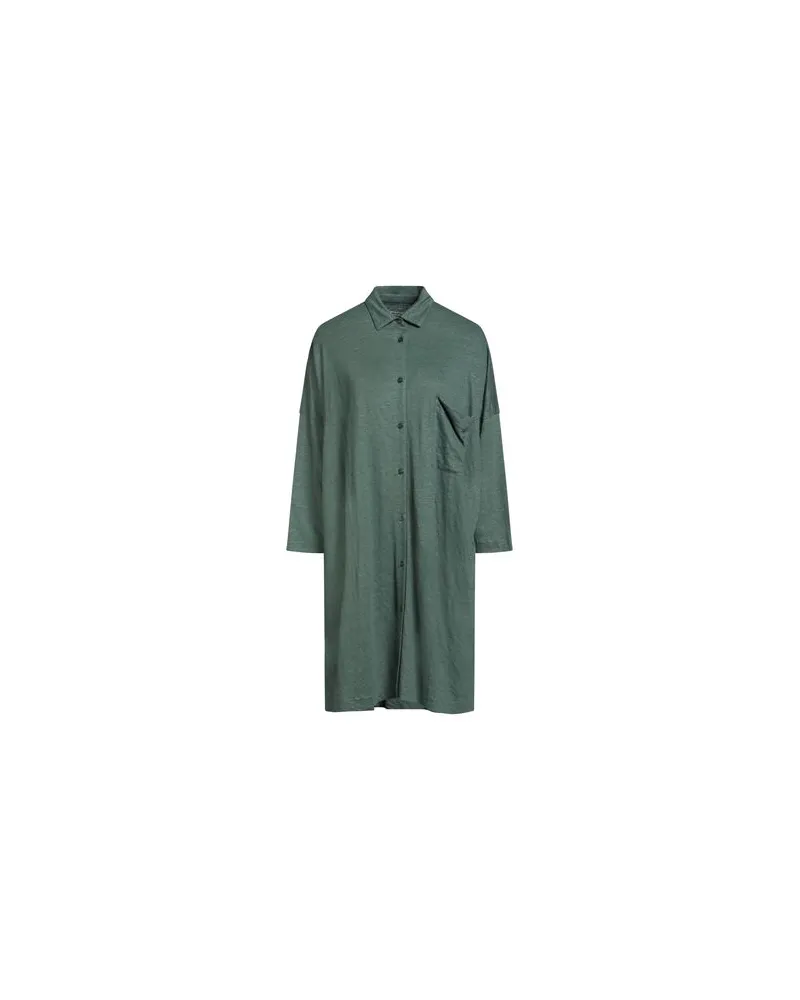 Majestic KLEIDER - Mini-Kleiderauf YOOX.COM Militärgrün