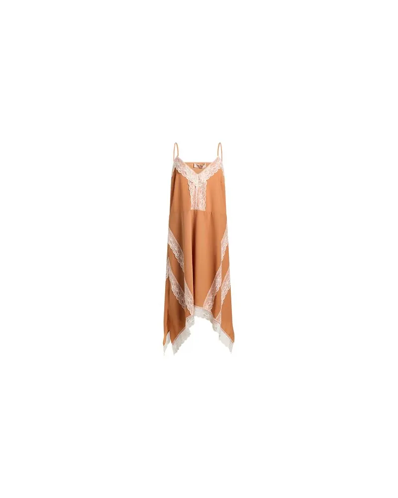 Twin-Set KLEIDER - Midi-Kleiderauf YOOX.COM Kamel