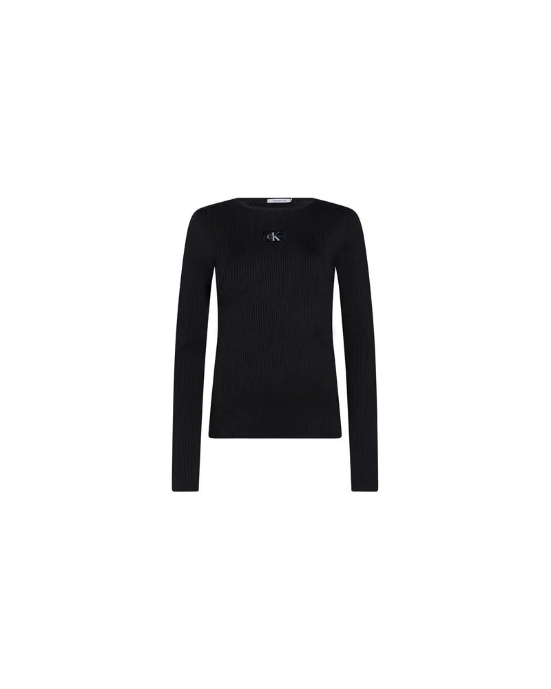 Calvin Klein STRICKWAREN - Pulloverauf YOOX.COM Schwarz