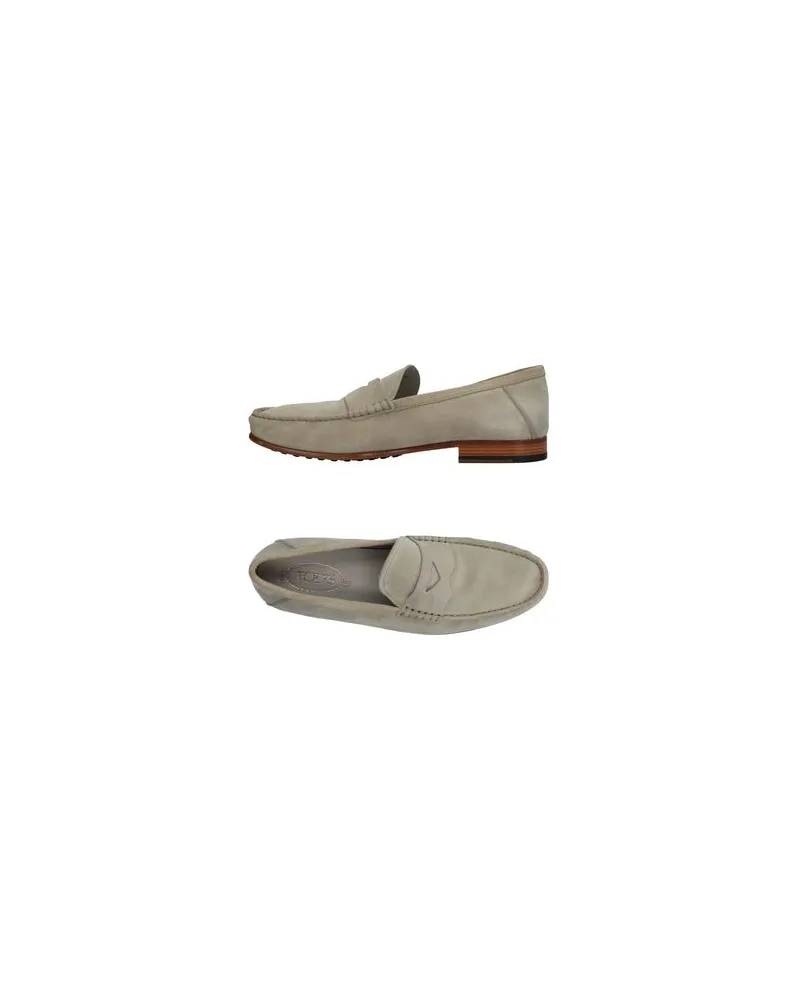 TOD'S SCHUHE - Mokassinsauf YOOX.COM Hellgrau