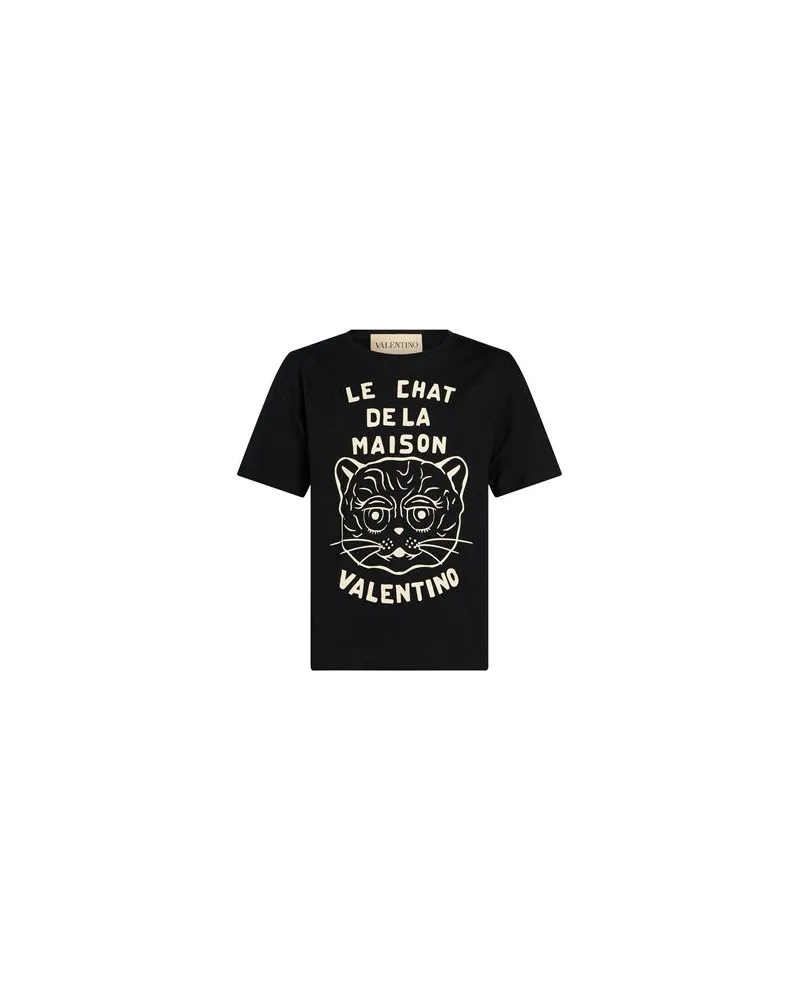 Valentino Garavani TOPS - T-shirtsauf YOOX.COM Schwarz