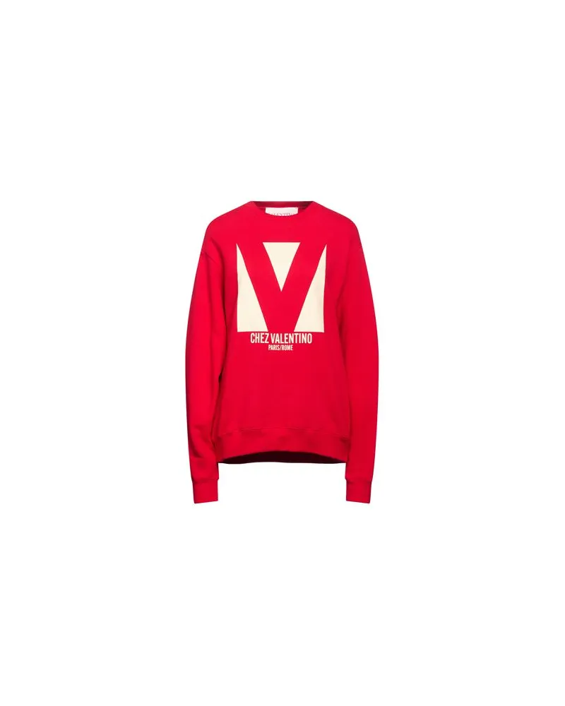 Valentino Garavani TOPS - Sweatshirtsauf YOOX.COM Rot